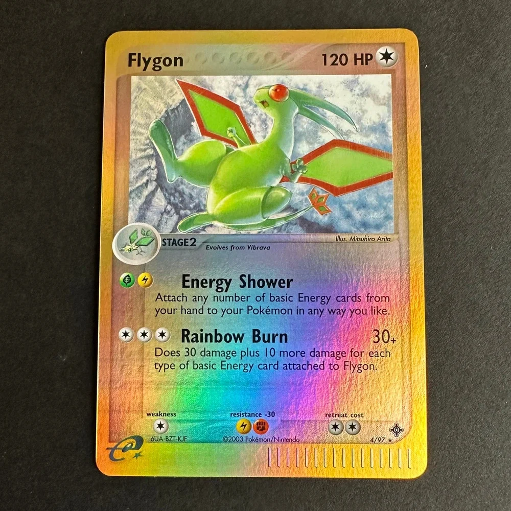 Pokemon TCG Flygon 4/97 EX Dragon Reverse Holo Rare NM